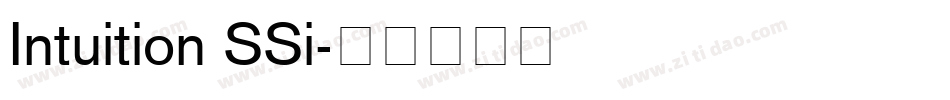 Intuition SSi字体转换